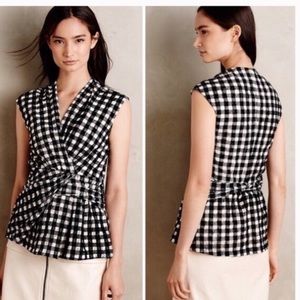 Anthropologie Deletta Delphine gingham shirt